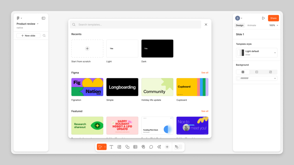 Figma Slides, un outil collaboratif et créatif